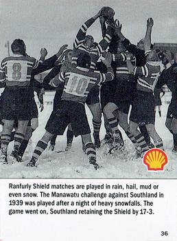 1992 Shell Rugby Greats #36 Ranfurly Shield Front